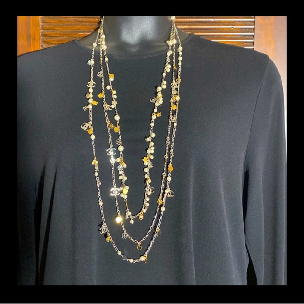 CHANEL - Lucky Charms Three Tier necklace